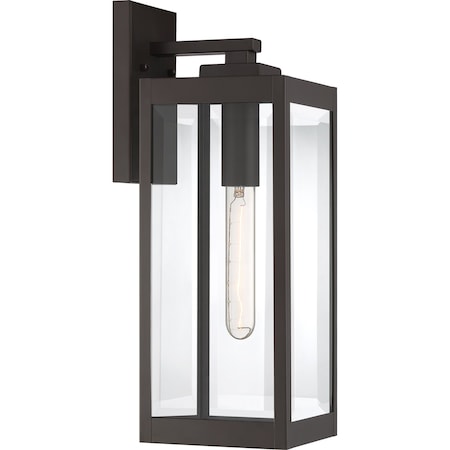 Quoizel Westover 1-Light Western Bronze Outdoor Wall Lantern WVR8406WT